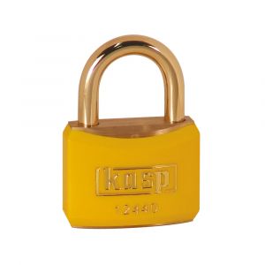 Cadenas de verrouillage Kasp jaune 20 x 21mm