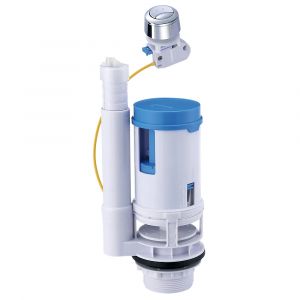 Mécanisme WC à câble double poussoir à câble NF Fixoconnect