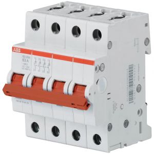 Interrupteur sectionneur modulaire tetrapolaire 63A SD200 ABB