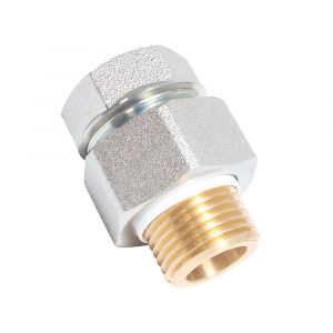 Raccord isolant di&eacute;lectrique adaptatif &agrave; embo&icirc;ter en laiton Somatherm 1/2" x&nbsp;1/2"