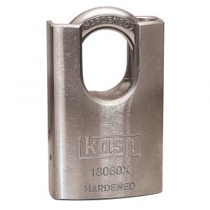 Cadenas à anse fermée résistant aux intempéries en acier trempé Kasp K18060XD 60mm