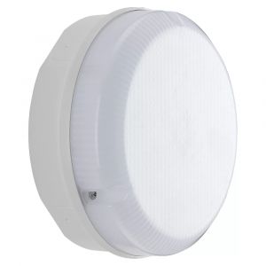 Hublot à LED rond d'extérieur Luceco blanc 9W 1 150lm