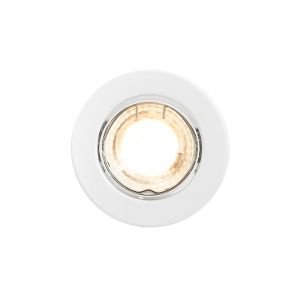 Lot de 10 spots &agrave; encastrer inclinables blancs LED Nordlux Canis &agrave; intensit&eacute; variable 2700K 345lm