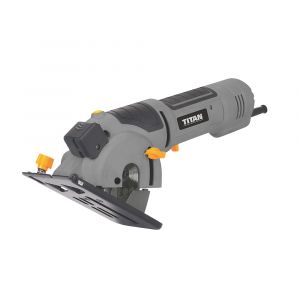 Mini scie circulaire filaire 76mm 240V Titan TTB875MIN 500W