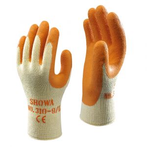 Gants de chantier Showa 310 Original orange taille M