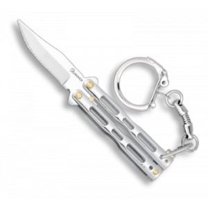 Porte-clés couteau papillon 02180-C chrome