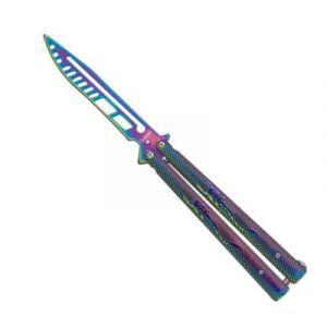 Couteau papillon ENTRAINEMENT RAINBOW 02265