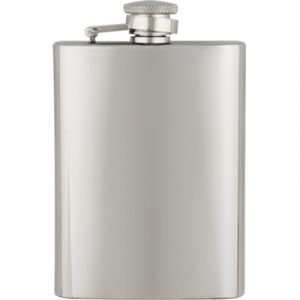 Flasque &agrave; alcool acier inox ALBAINOX 40123 225 ml