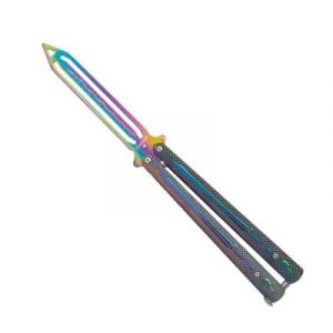 Couteau papillon ENTRAINEMENT RAINBOW 02266