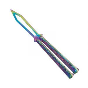 Couteau papillon ENTRAINEMENT RAINBOW 02267