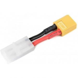 Cordon adaptateur mod&eacute;lisme XT60 Femelle vers cosse Tamiya Male