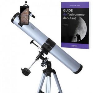 Pack complet t&eacute;lescope XXL Universe Astrophotographie 900-76 avec Zoom et guide d&eacute;butant