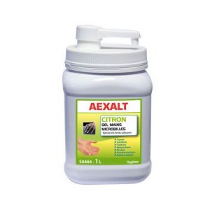 Gel mains microbilles sans solvant 1 L CITRON Aexalt