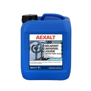 Bidon de 5 L Décapant universel liquide de peintures, colles, vernis et impressions Aexalt