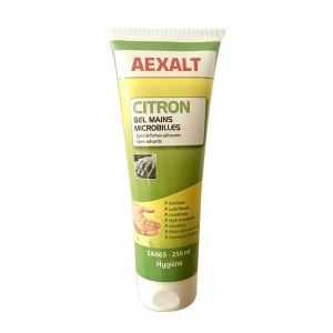 Gel mains microbilles sans solvant 250 ml CITRON Aexalt