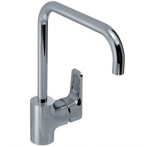 Ideal Standard - Mitigeur évier monotrou col cygne C3 orientable chromé - Kheops Ideal standard