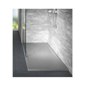 Receveur de douche en acrylique 160 x 70 x H.3,5 cm blanc mat CUSTOM Novellini