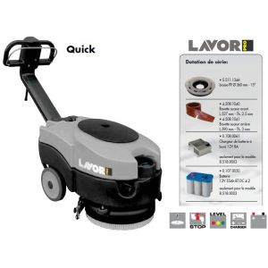 Pro - Autolaveuse compacte à batterie 460 mm 12V 250W - Quick 36B Lavor