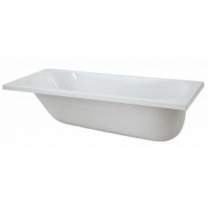 Baignoire Calypso rectangulaire à encastrer 150 x 70 x H.55 cm 155 L blanc CAF115070-A Novellini