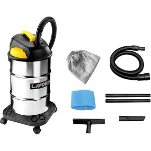 Aspirateur eau et poussières inox 1000W 180 mbar 30L Vac 30 S Lavor