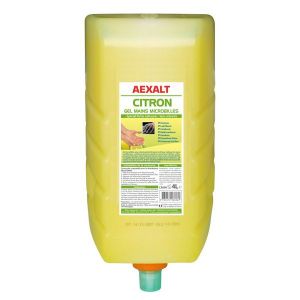 Gel mains microbilles spécial fortes salissures 4 L CITRON Aexalt