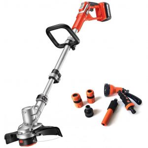 Coupe-bordures à batterie 36V 2,0Ah Li-Ion 30 cm avec jeu d'arrosage GLC362SPKIT Black and Decker