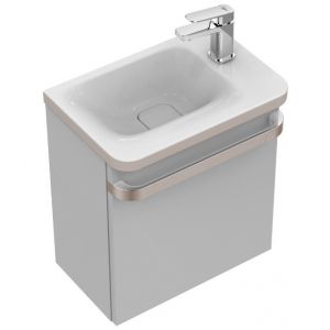 Ideal Standard - Meuble lave-mains droite voile de gris brillant - TONIC II Ideal standard