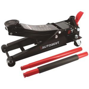 AUTOBEST - Cric pro hydraulique roulant surbaisse 2 t levage de 85 &agrave; 505mm - R&eacute;f. 326681