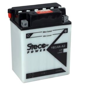 STECO - Batterie moto  YB14A-A2 - R&eacute;f. YB14A-A2