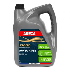 ARECA - Huile moteur essence/diesel 5L  10W40 (S3000) - R&eacute;f. PF018151