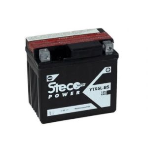 STECO - Batterie moto  YTX5L-BS - Réf. YTX5L-BS