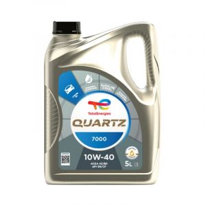 TOTAL - TotalEnergies Quartz 7000 10W-40, Huile moteur essence et Diesel, 5 Litres - R&eacute;f. 214165