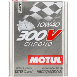 MOTUL - Huile moteur 10W40  (300V CHRONO) 2 litres - R&eacute;f. 104243