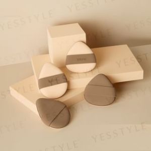 Solone - Double Sided Souffle Makeup Puff FC19 Mini Rice Ball - 2 pcs