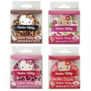 AI PLANNING - Sanrio Hello Kitty Foundation Puff Leopard (W70&times;H75mm)