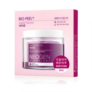 NEOGEN - Dermalogy Bio-peel Gauze Peeling Wine - Compresses en gaze tonifiantes au vin - 8 pcs