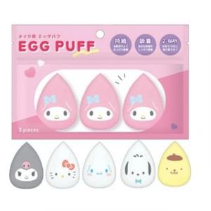CRUX - Sanrio Characters Die Cut Series Makeup Finger Powder Puff Pochacco