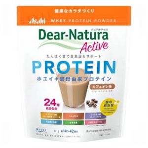 Dear-Natura Active Whey Protein Powder Cafe Au Lait Flavor - 371g