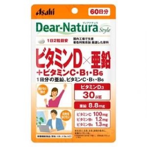 Dear-Natura Style Vitamin D x Zinc + Vitamins C,B1,B6 60 tablets