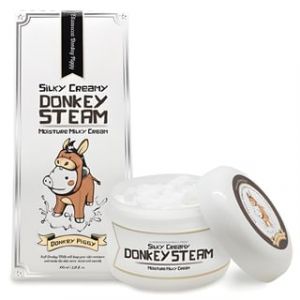 Elizavecca - Silky Creamy Donkey Steam Moisture Milky Cream - Cr&egrave;me hydratante visage