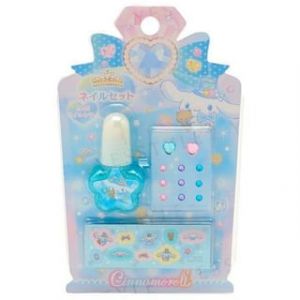 Sanrio - Cinnamoroll Nail Color & Stickers 1 set