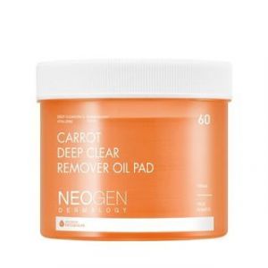 NEOGEN - Dermalogy Carrot Deep Clear Remover Oil Pad - Compresses imbibées d'huile démaquillante et purifiante