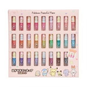 SHOBIDO - Pokemon Peaceful Place Peel Off Nail Polish 26 Colors Set 26 pcs