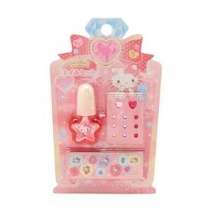 Sanrio - Hello Kitty Nail Color & Stickers 1 set
