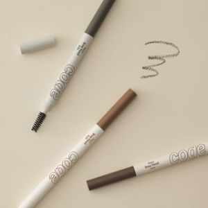 CODE GLOKOLOR - Mono Brow Pencil Auto - 3 Colors 2025 Version - #03 Natural Brown