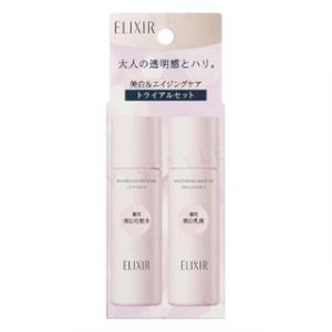 Shiseido - Elixir Brightening Moisture Lotion & Emulsion Trial Set II Moist - 30ml + 30ml