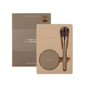 MACQUEEN - Fake Up 3 Color Shading & Brush Set- 3 Types Gray Brown