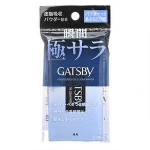 Mandom - Gatsby Powdered Oil Clear Paper - Papiers matifiants