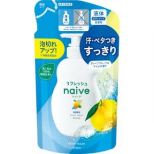 Kracie - Naive Body Wash Grapefruit 360ml Refill