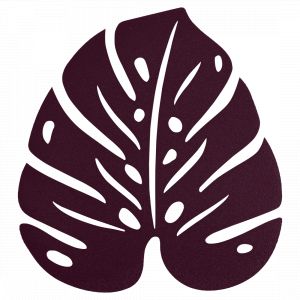 DESSOUS DE PLAT MONSTERA 24 X 22 CM